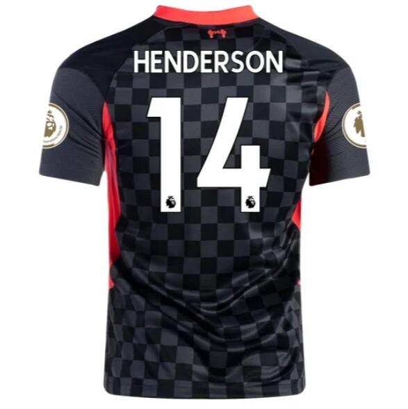 Liverpool Football Kit Third Soccer Jersey JORDAN HENDERSON #14 2020/21